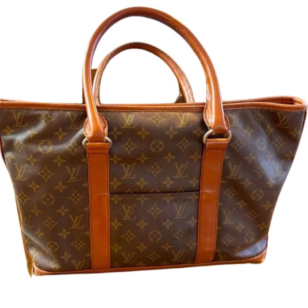 LOUIS VUITTON Monogram Sac Weekend PM Tote Bag
